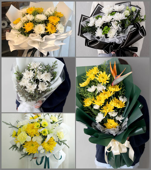 广东梅州市大埔县枫朗镇龙公坑村白事花束代送